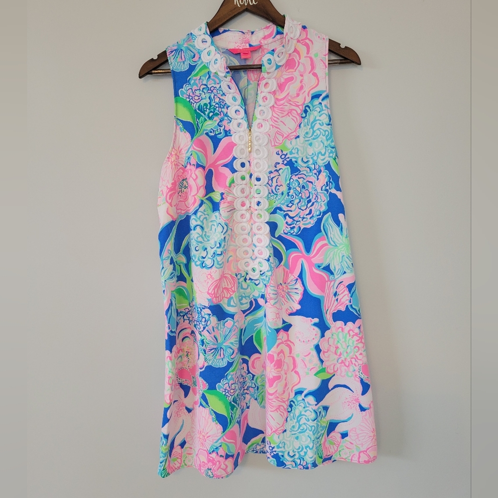 Lilly Pulitzer Jane Shift in Peony for Your Thoughts Size 10